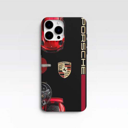 Coque de Téléphone Porsche Sportive avec Design Automobile