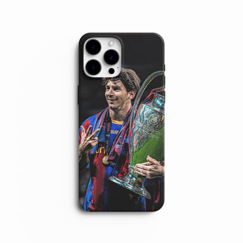 Coque Téléphone "Lionel Messi - Le Roi de la Ligue des Champions"