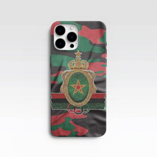 Coque Téléphone AS FAR "Ultras Black Army" Crâne Camouflage