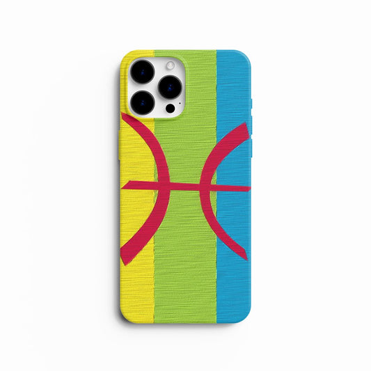 Coque de Téléphone Symbole Amazigh "Yaz" - Couleurs Vibrantes