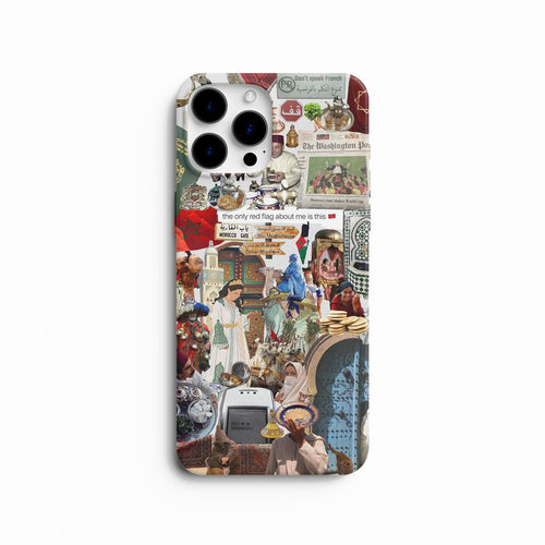 Coque de Téléphone Collage Marocain - Culture Riche et Fierté