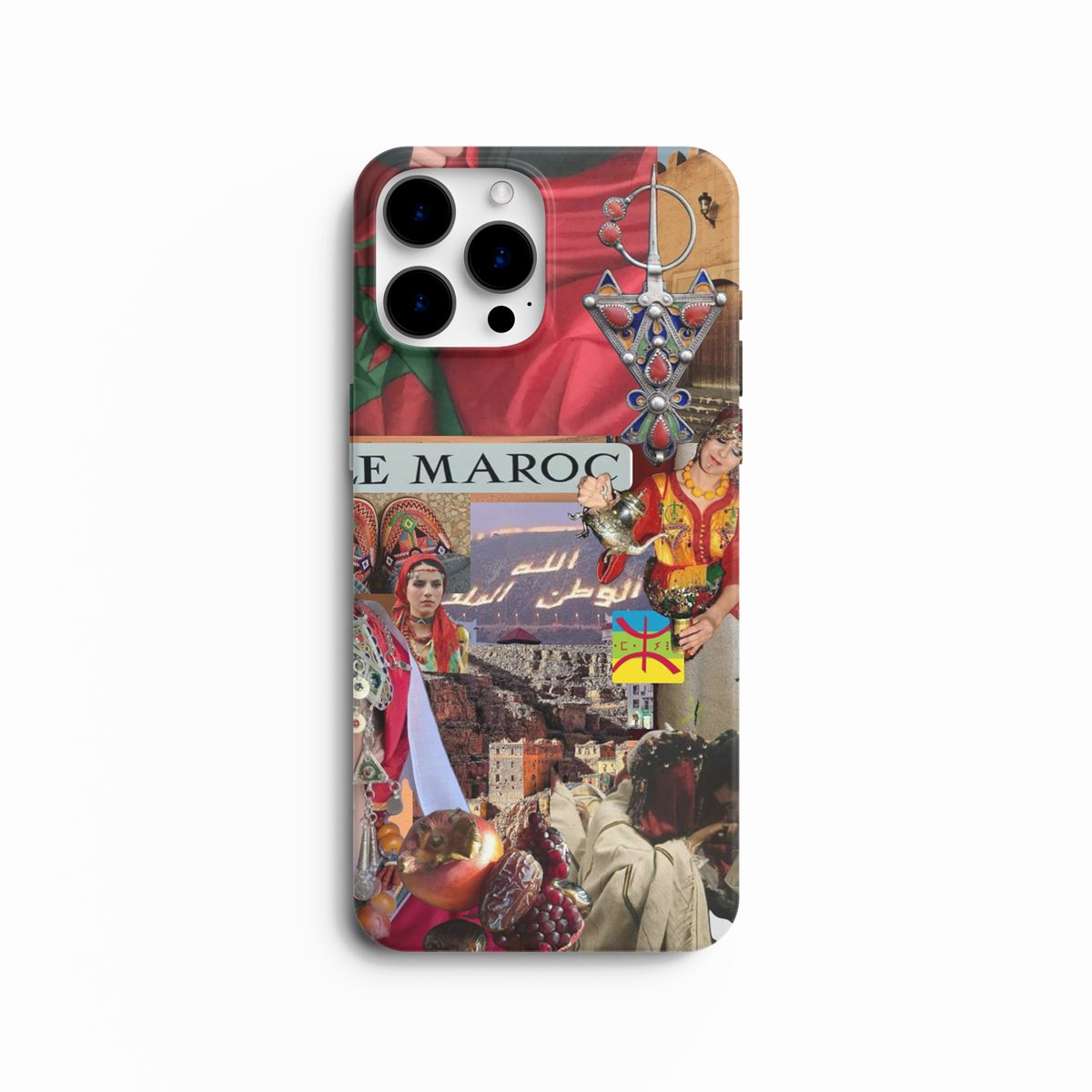 Coque de Téléphone Hommage au Maroc - Fierté Nationale et Culturelle