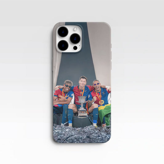 Coque de Téléphone "Célébration Championne" avec Joueurs de Football